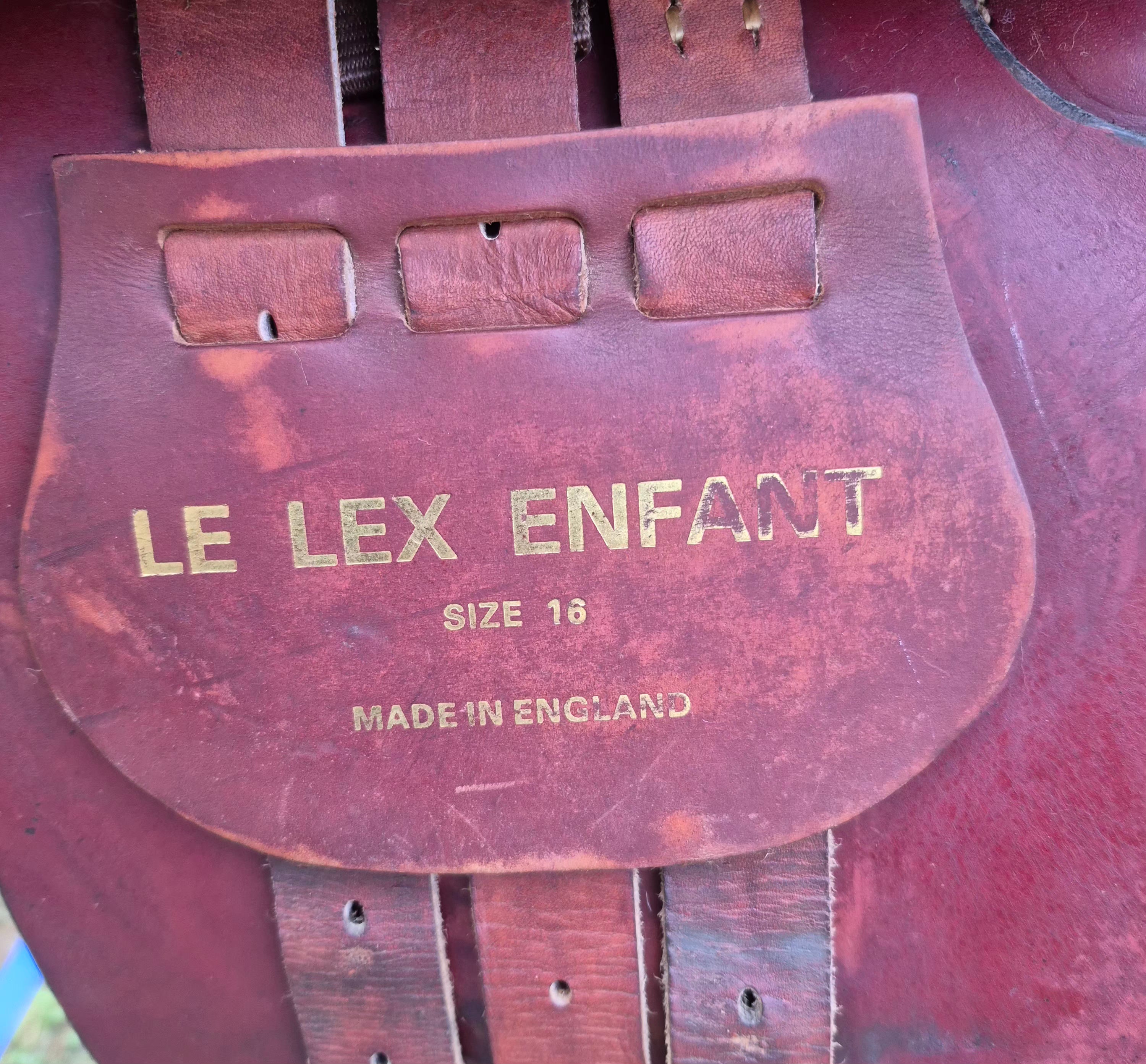 Le Lex Enfant 16" All Purpose Saddle