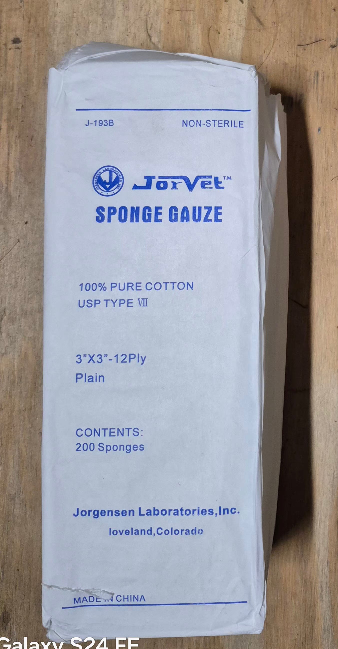 Sponge Guaze (200 count) 3x3