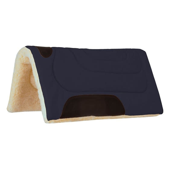 Mustang High Density Canvas Top Heavy Pile Fleece Bottom F Ranch Pad