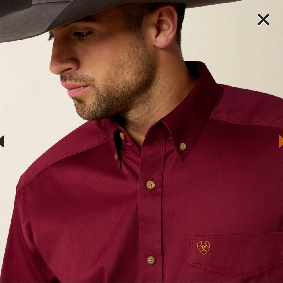 Ariat Solid Twill Classic Fit Shirt (Men's)