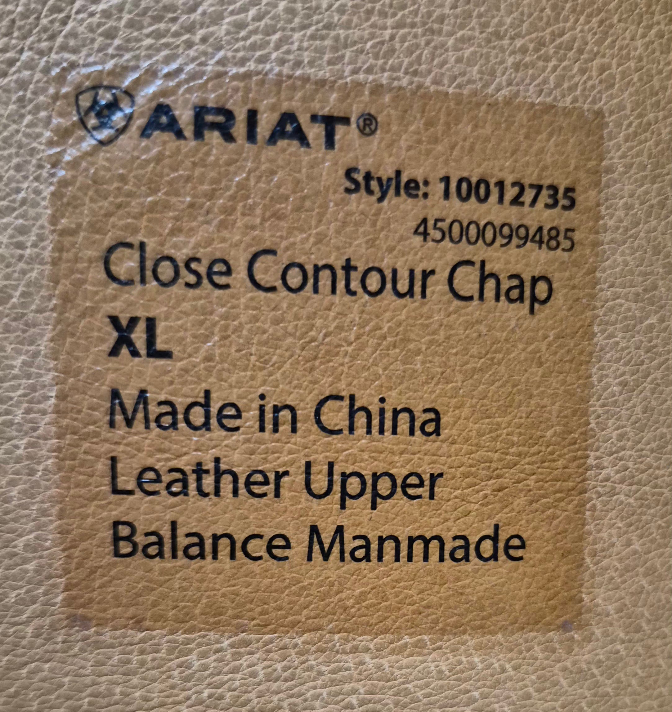 Ariat Close Contour Half Chap (Unisex)