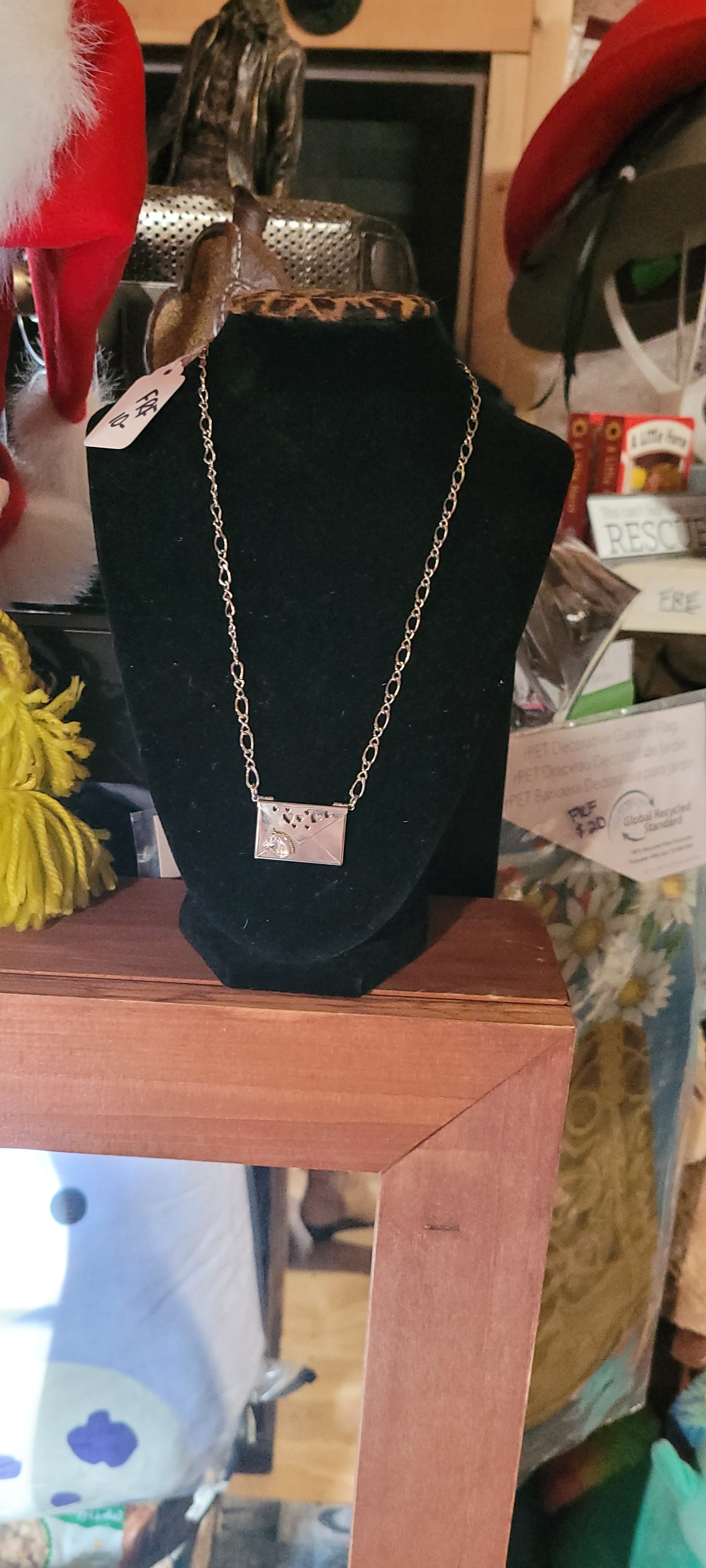 Horse hair lockit necklace