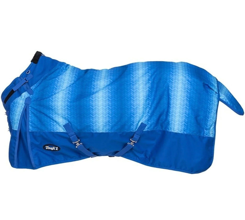 Tough1 1200D Chevron Print Pony Turnout Blanket with Snuggit Neck (USED)