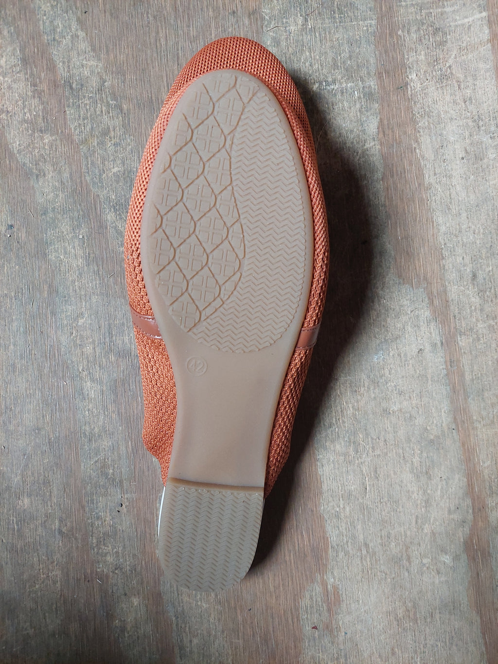 Horse Bit Slip On Flat, Size 42