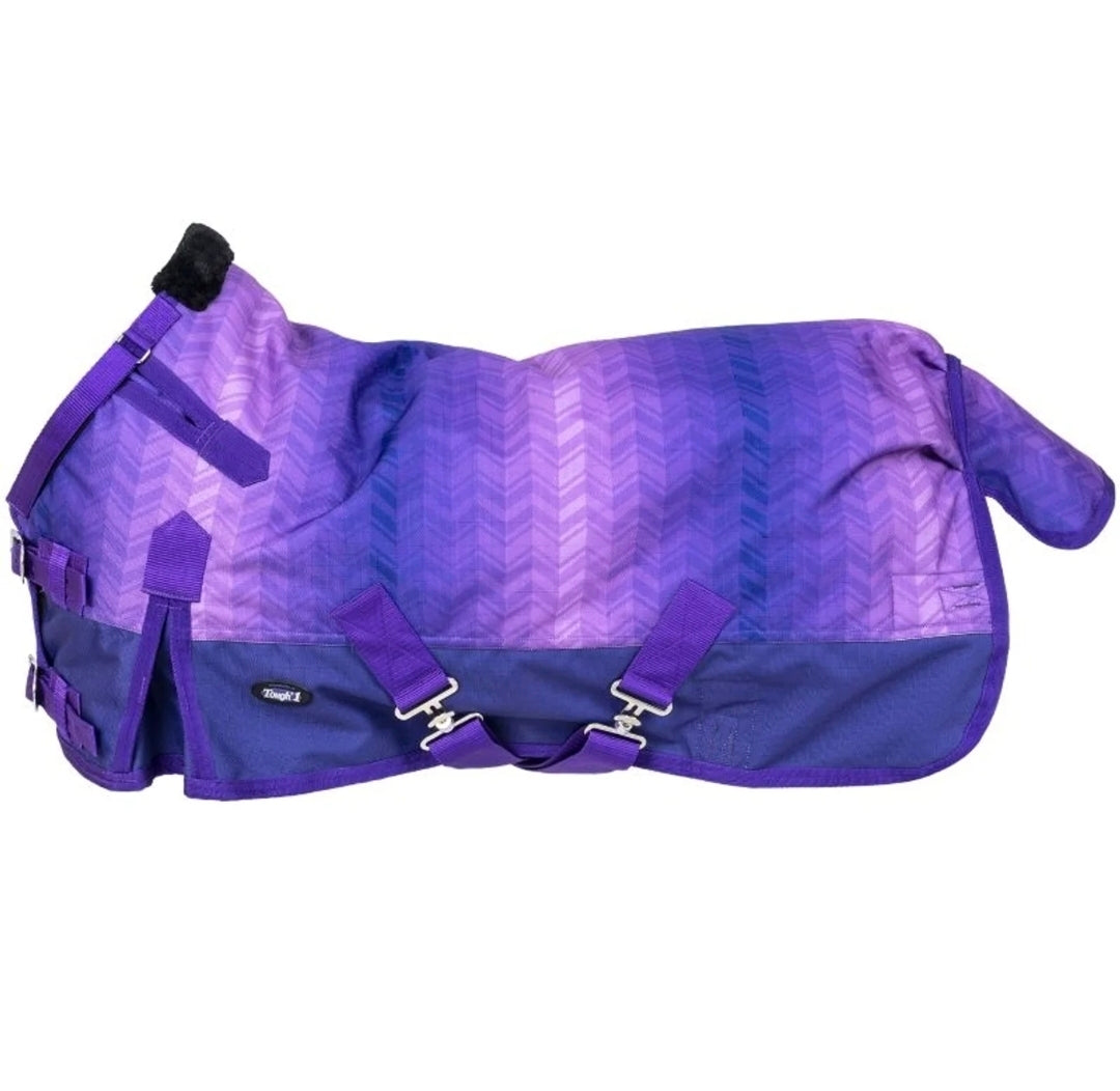 Tough1 1200D Snugg Chevron Pony Medium Weight Turnout Blanket 250g