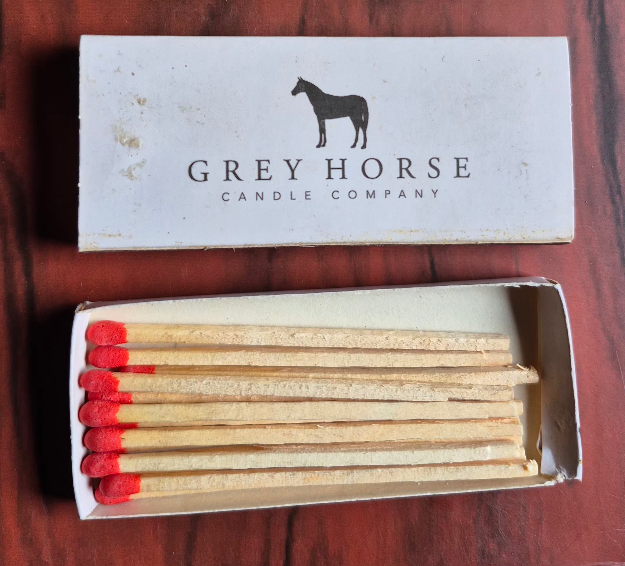 Grey Horse Candle Co. Match Box (Wood)