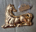 Laying Horse Belt Buckle
