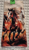 Running Horses Hand Towel