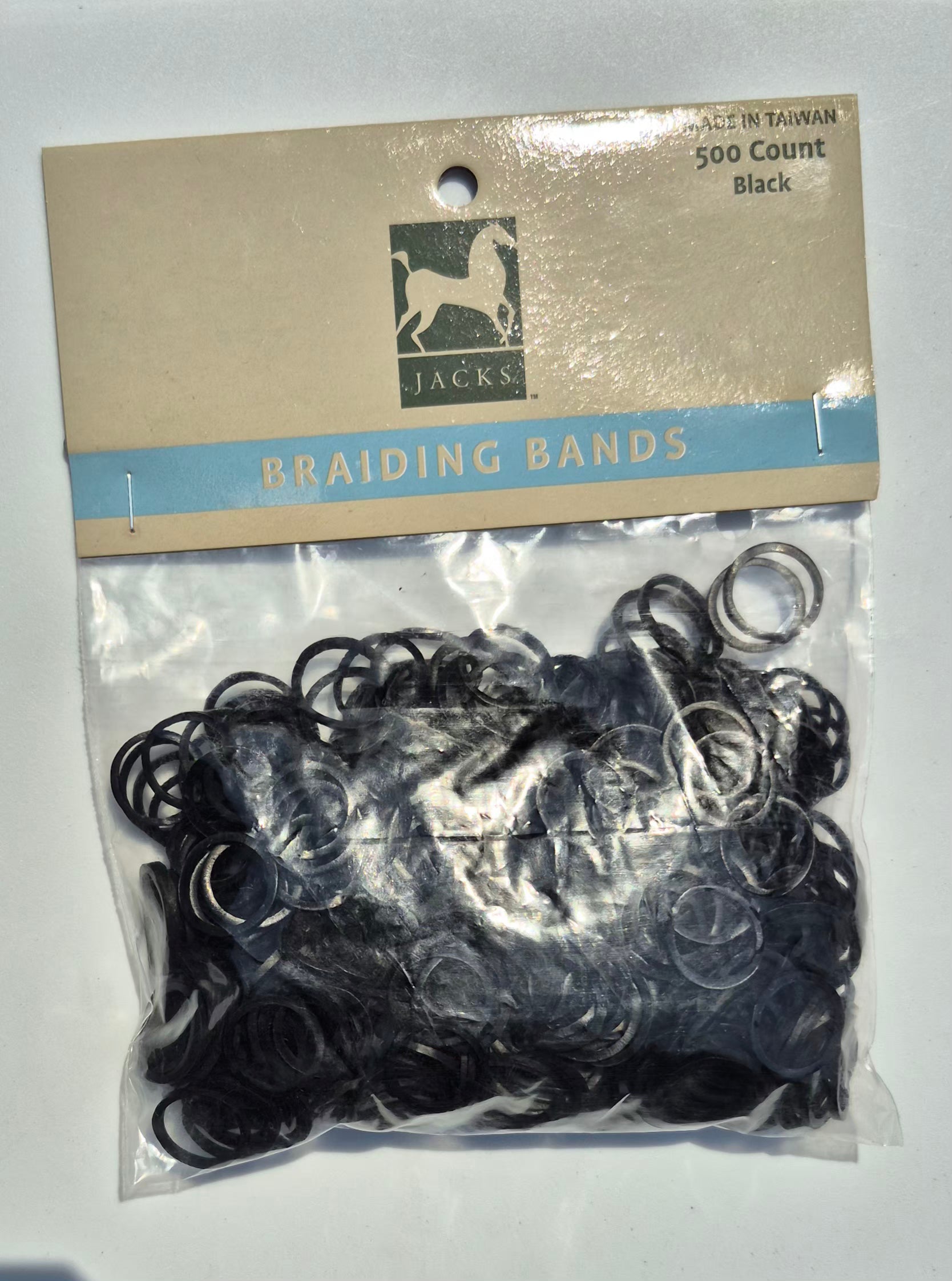 Jacks Braiding Bands (500 count)