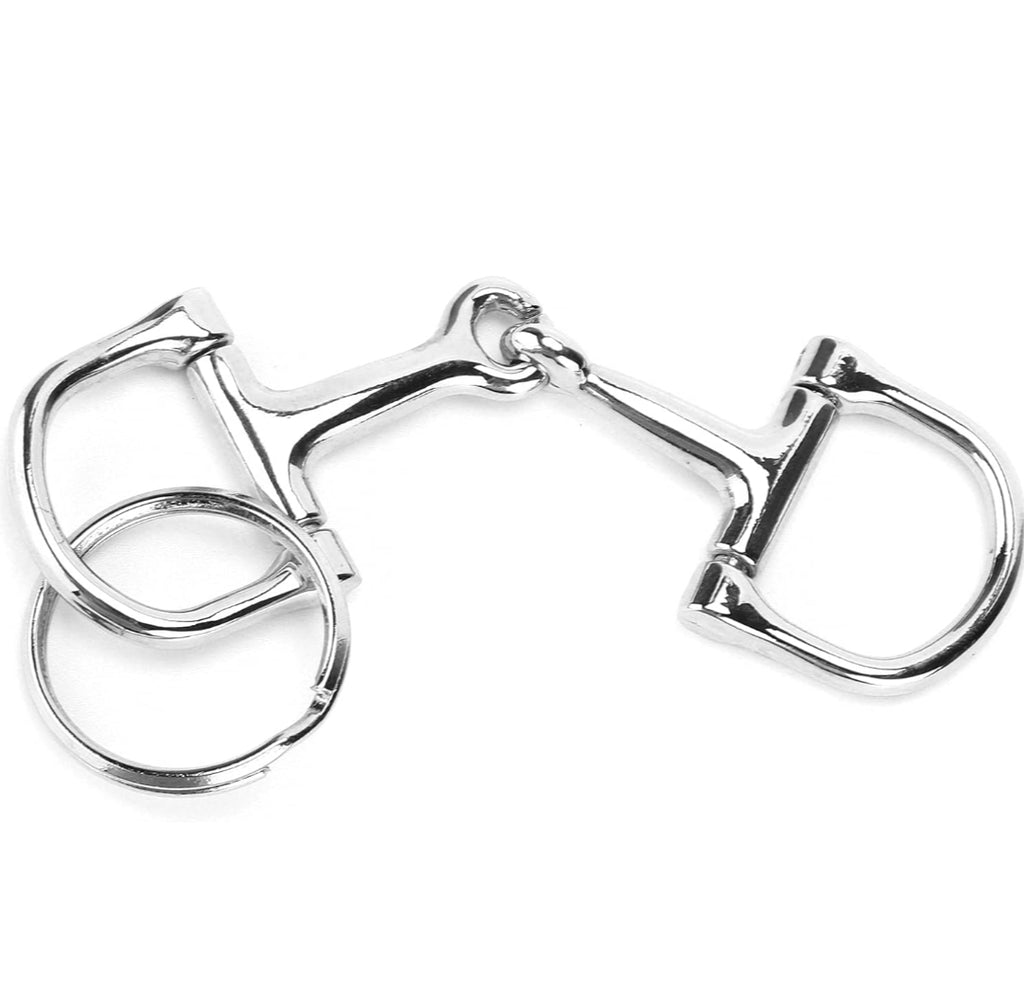 Dee Ring Snaffle Bit Keychain