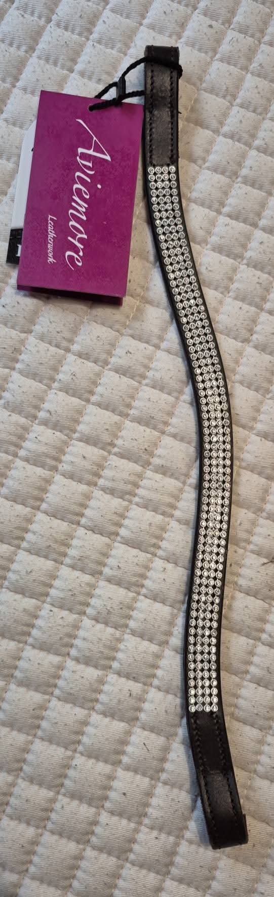 Avienmore 14.5" small diamanate browband