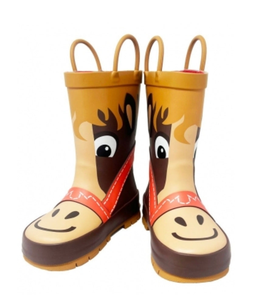 Western Chief 'Hayden Horse' Rain Boot (Children's)