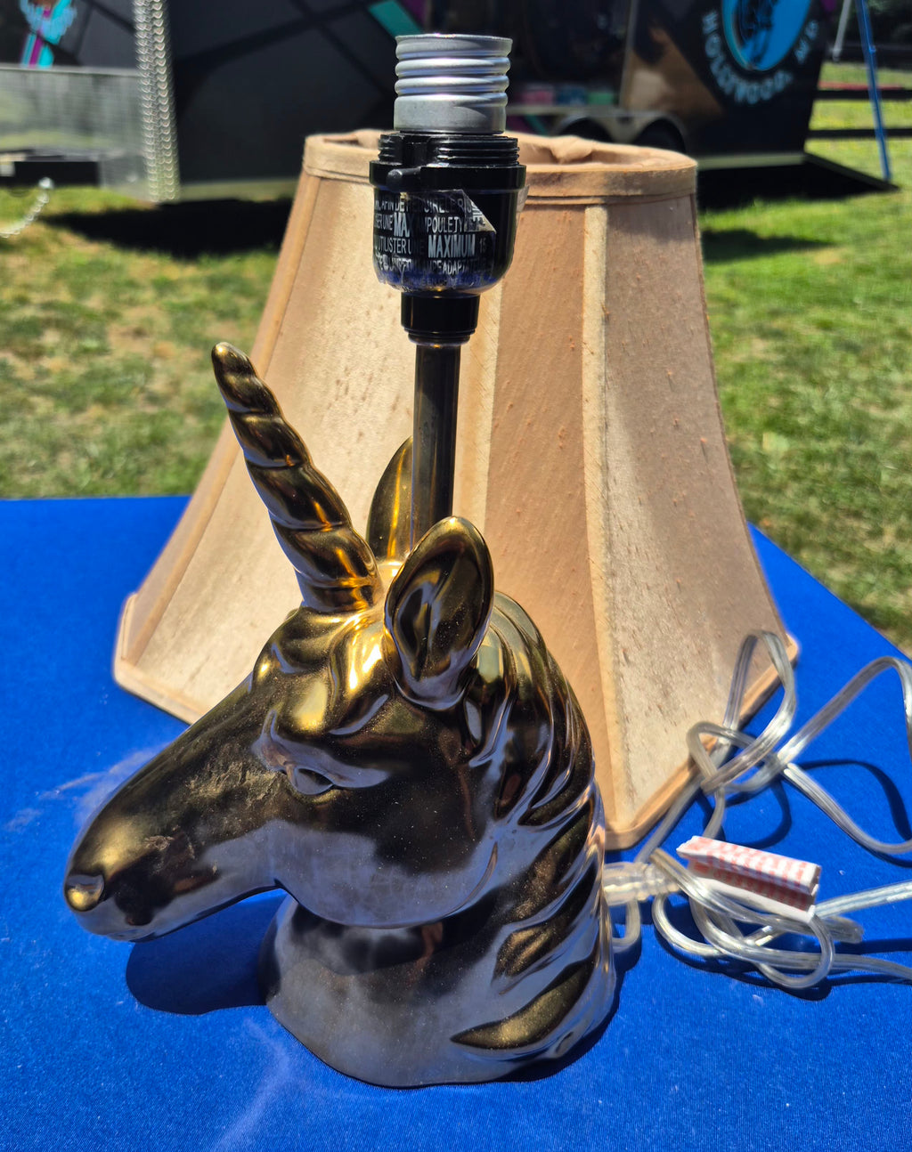 Unicorn Lamp with Shade