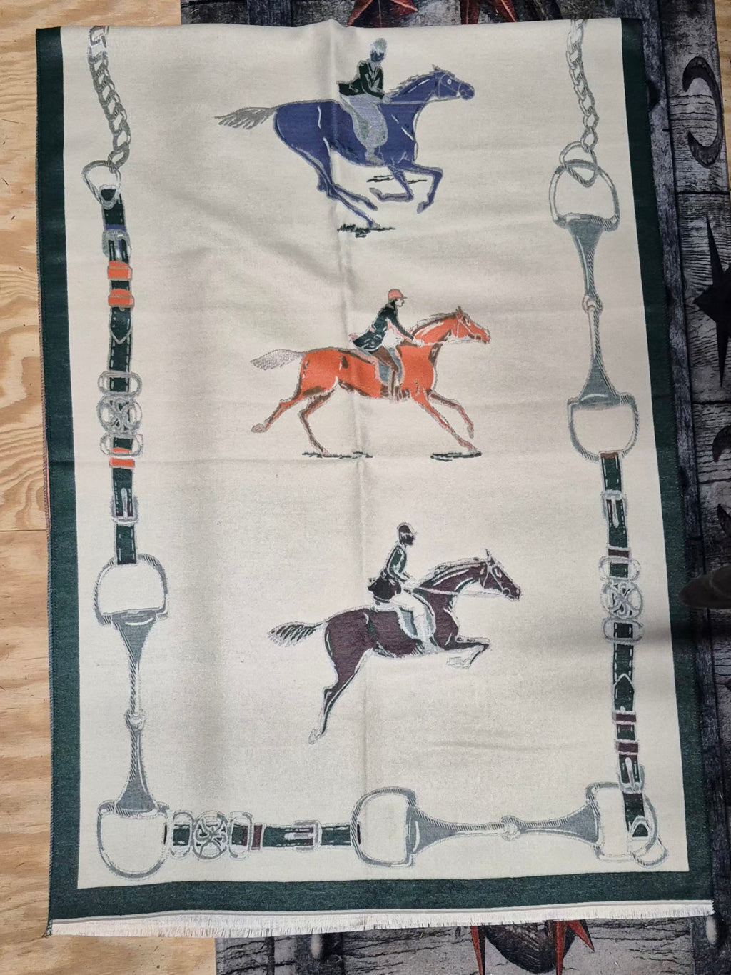 Lady H Fox Hunter Huntress Jumper English Side Saddle Equestrian Horse Scarf