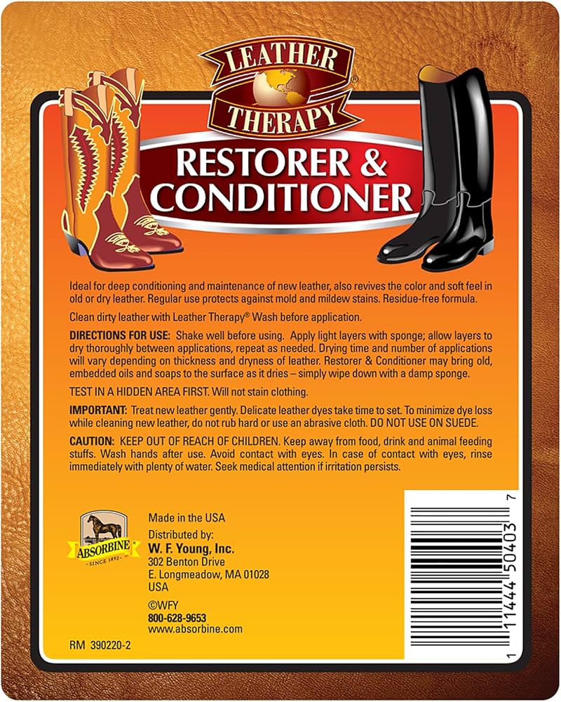 Leather Therapy Restorer & Conditioner
