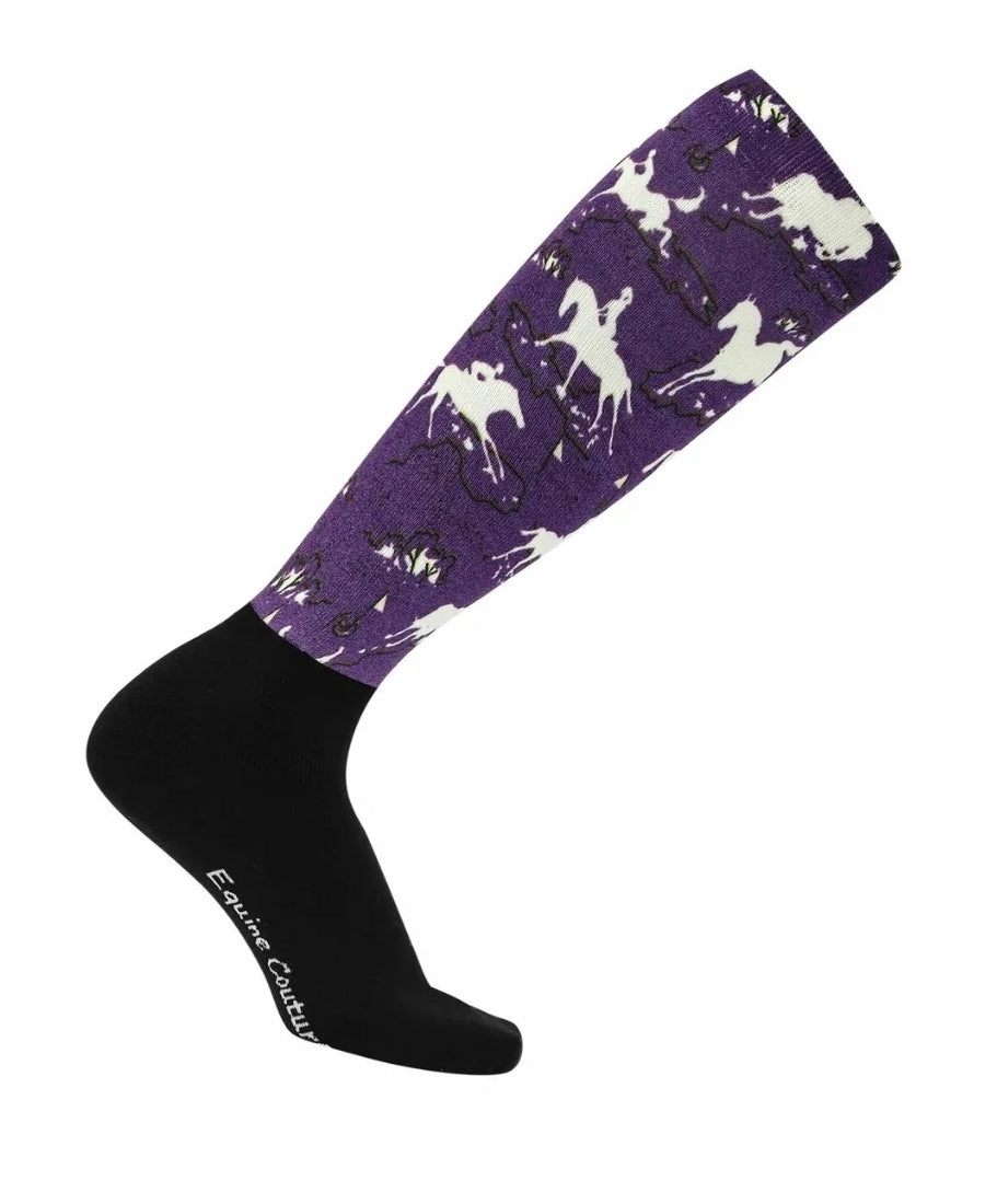 Equine Couture OTC Boot Socks- Cross Country Phase (Women's)