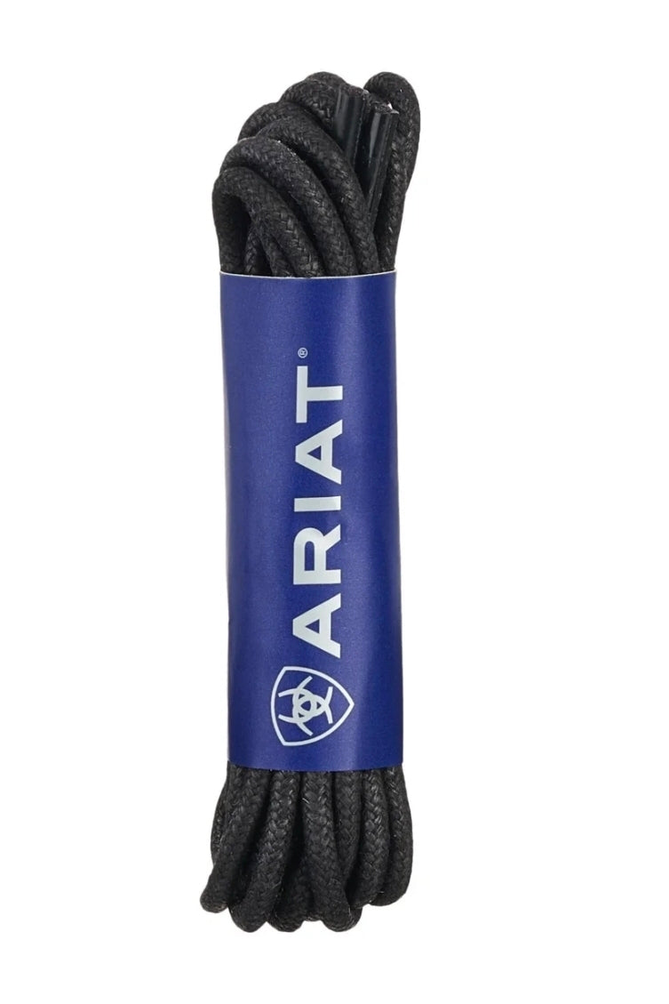 Ariat Black Waxed Paddock Boot Laces 60"