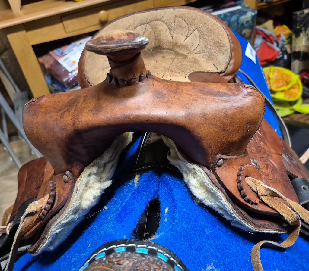 10'' Leather Western Trail Saddle Pony/Mini (Children's)