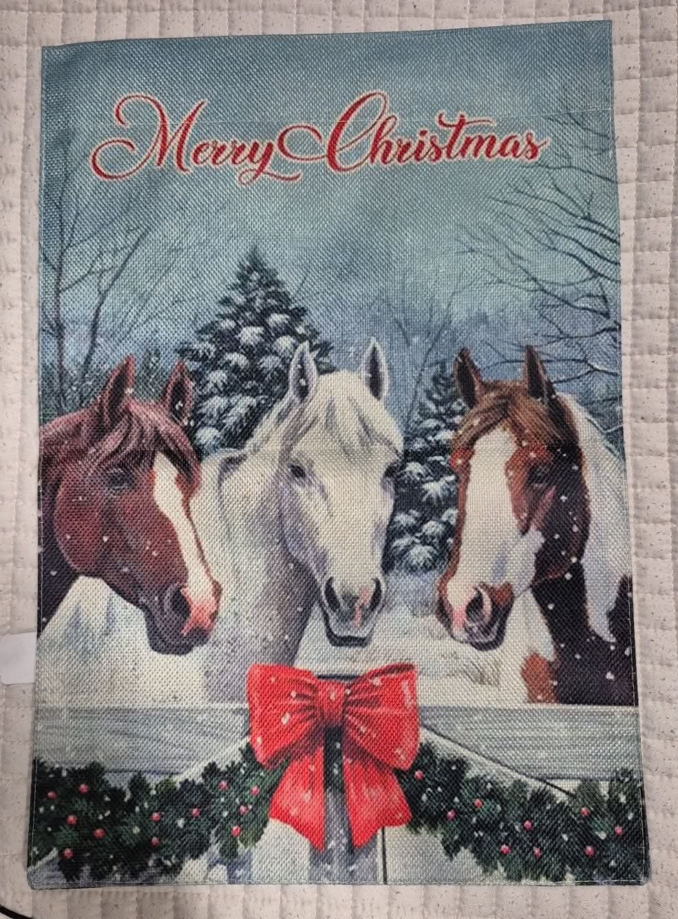 Merry Christmas Garden Flag