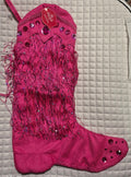 Fringed Christmas Stocking