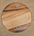 Woodard & Charles Wooden Serving Tray 9"
