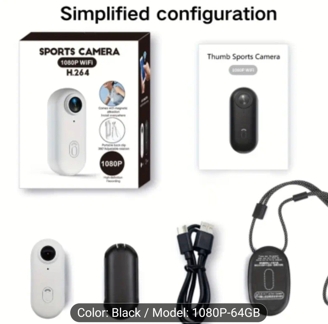 RIDEBAND SPORTS CAMERA H.264 1080P WIFI