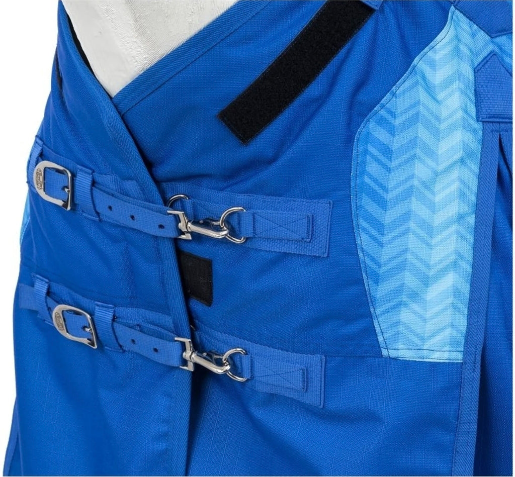 Tough1 1200D Chevron Print Pony Turnout Blanket with Snuggit Neck (USED)