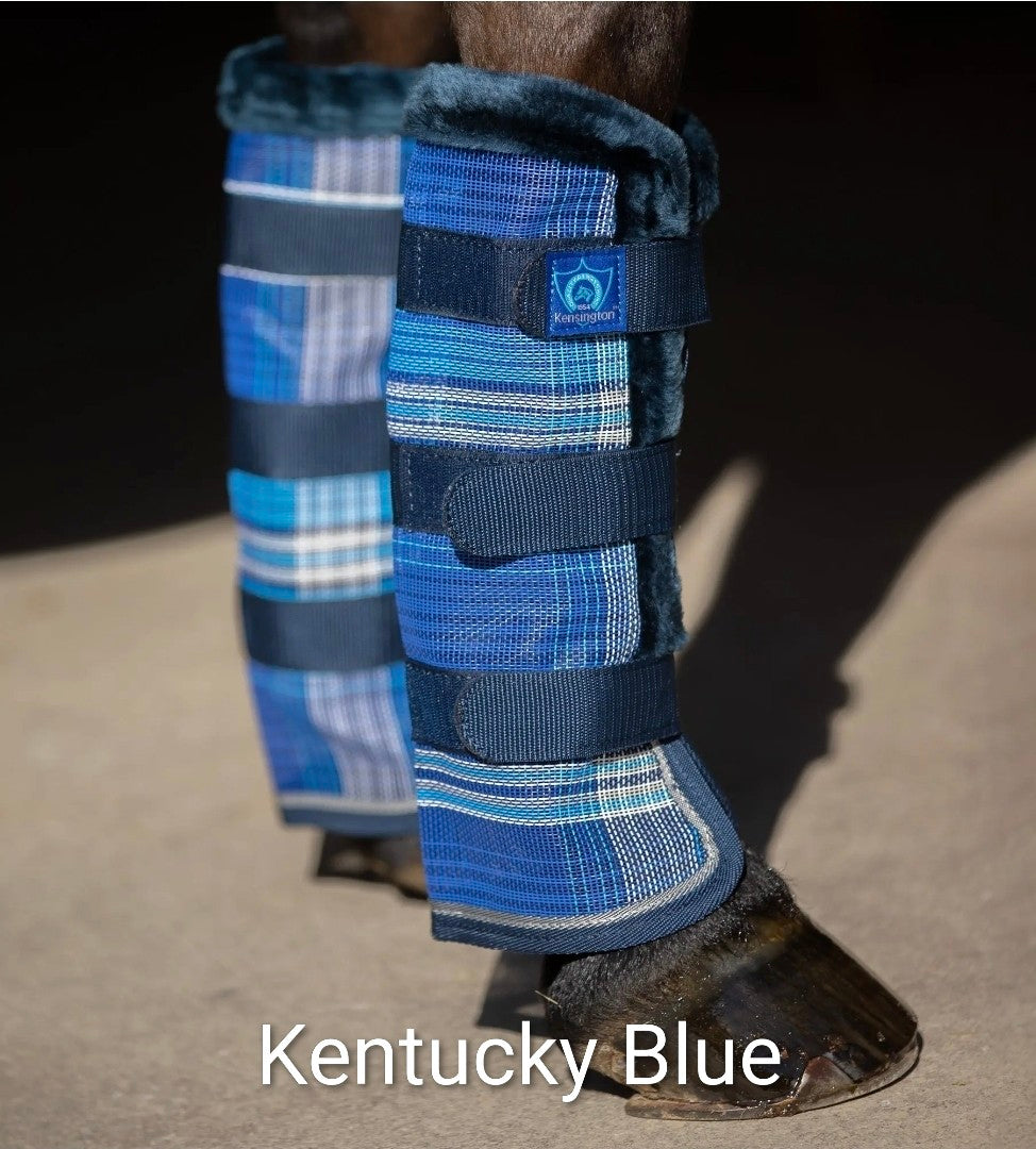 Kensington Horse Fly Boots with Fleece Trim - Set of 2 - 73% UV + Fly Protection