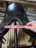 Collegiate 16.5" Dressage Saddle with leathers/4.5" irons