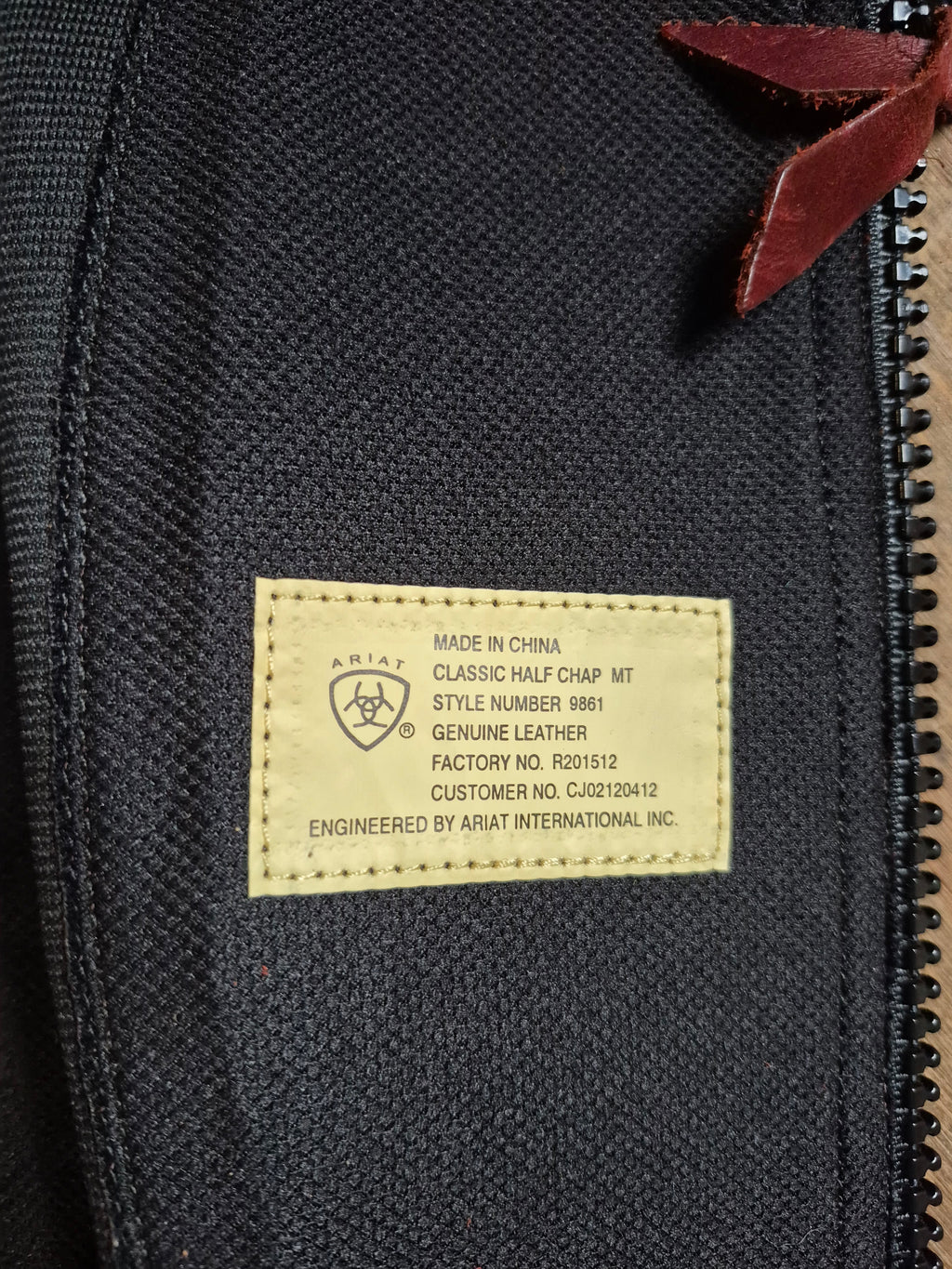 Ariat Classic Half Chap