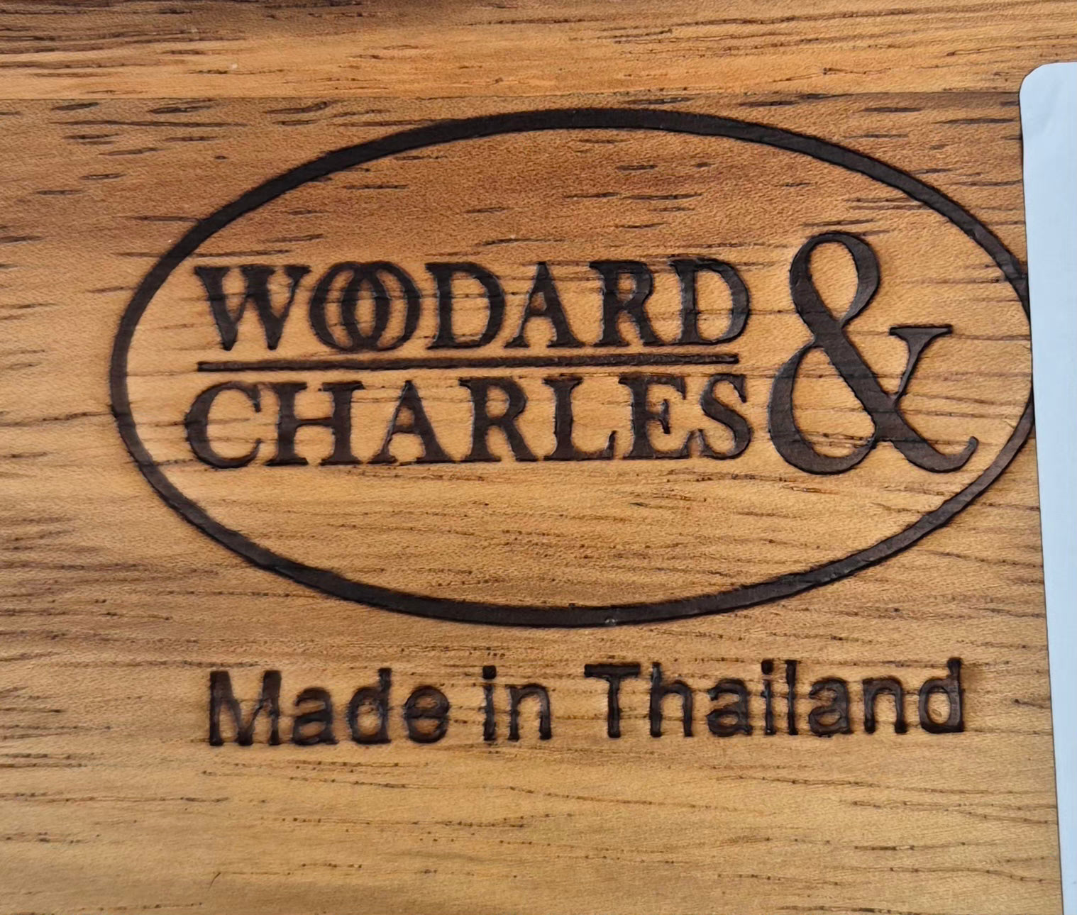 Woodard & Charles Wooden Serving Tray 9"
