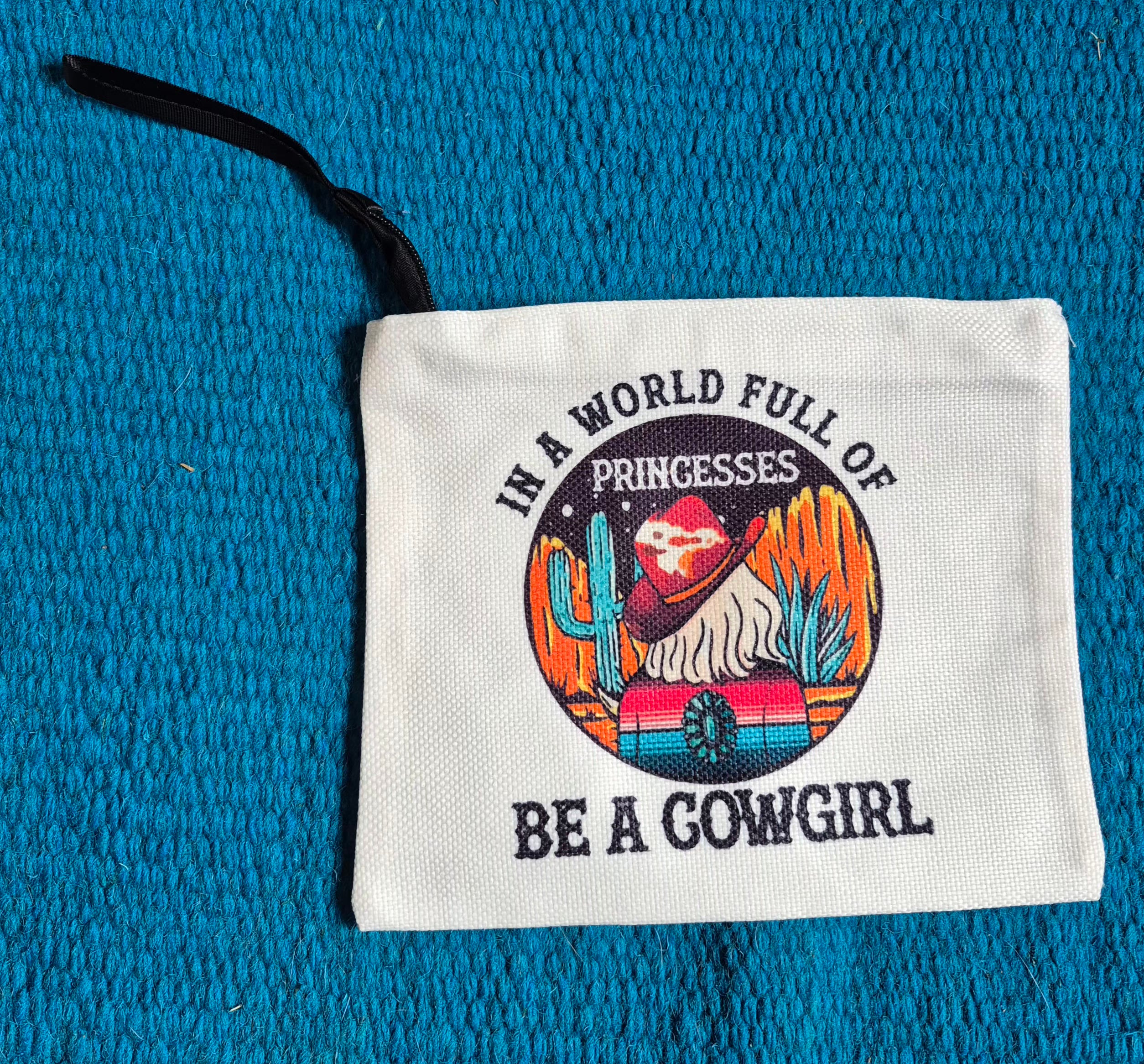 Double-Sided Printed Cosmetic Bag