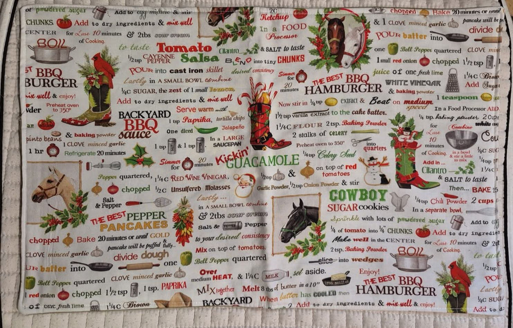 Reversible Christmas Placemats