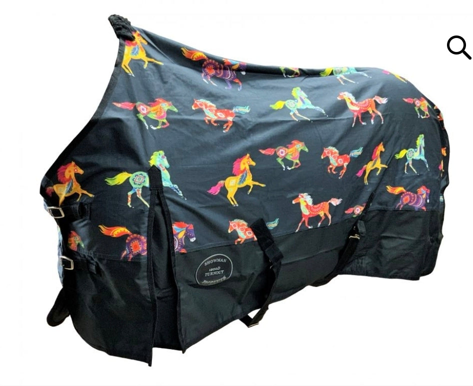 Showman 1200D Waterproof and Breathable Turnout Blanket (Heavyweight)