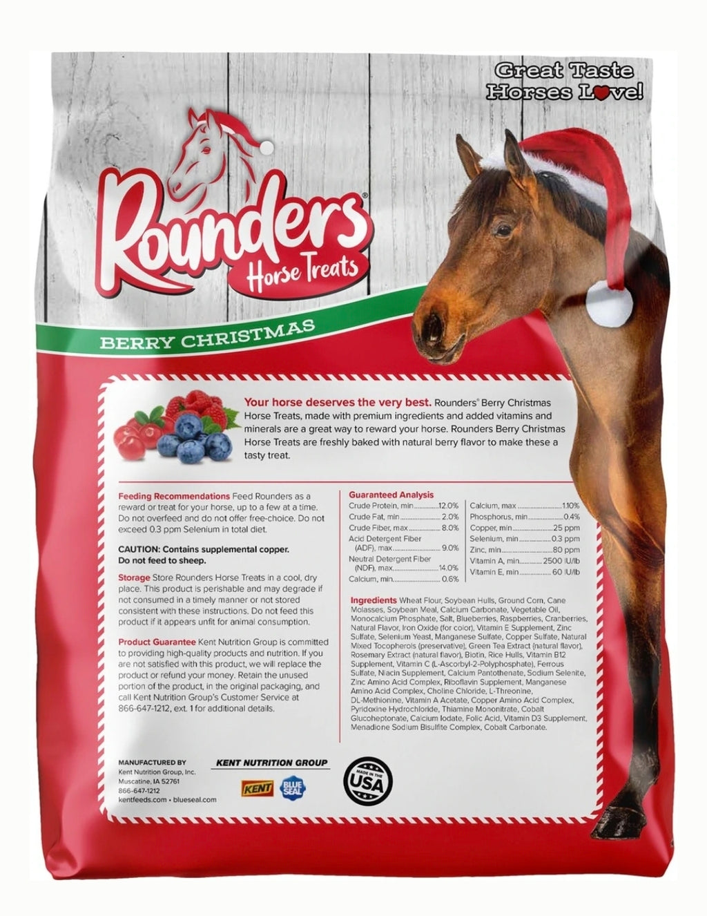 Kent / Blue Seal Rounders Horse Treats (Berry Christmas)
