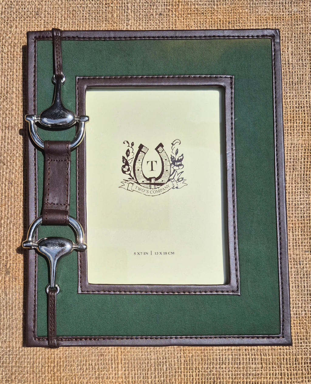 Two's Company Horse Bit 5" X 7" Photo Frame
