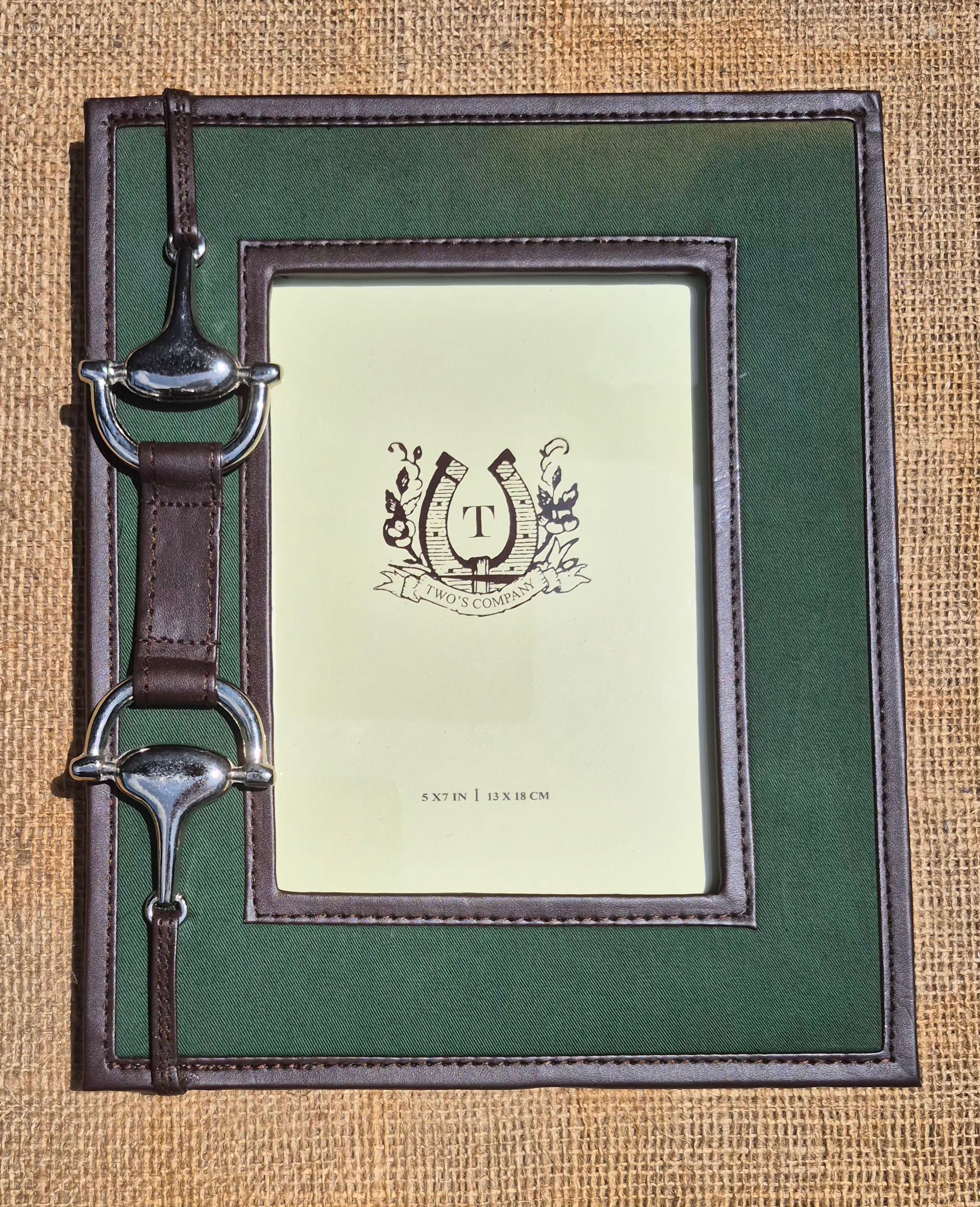 Two's Company Horse Bit 5" X 7" Photo Frame