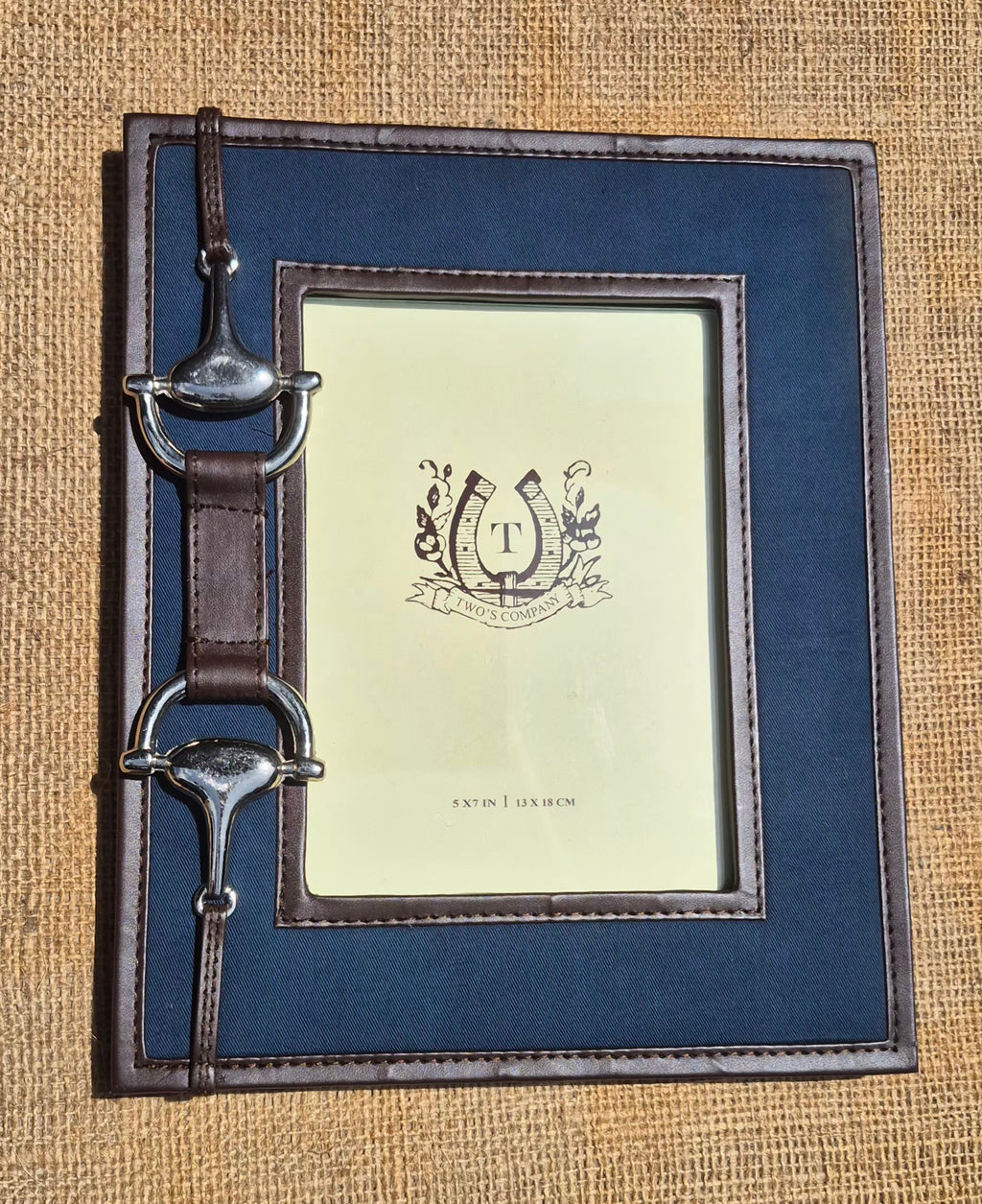 Two's Company Horse Bit 5" X 7" Photo Frame