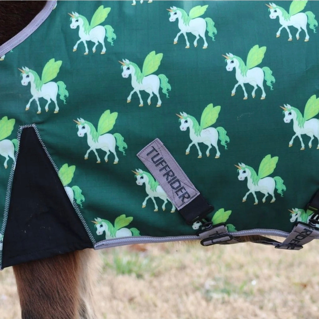 TuffRider 1200D Ripstop 220g Combo Neck Two Tone Pony Turnout Blanket