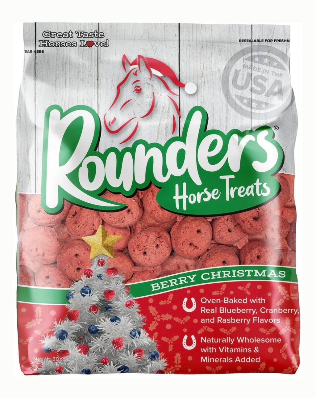 Kent / Blue Seal Rounders Horse Treats (Berry Christmas)