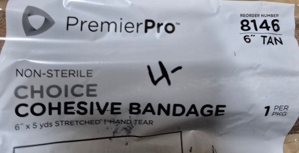 Non-Sterile Cohesive Bandage 6"
