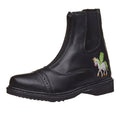 TuffRider Unicorn Starter Front Zip Paddock Boots (30127-BLK)(Children's)