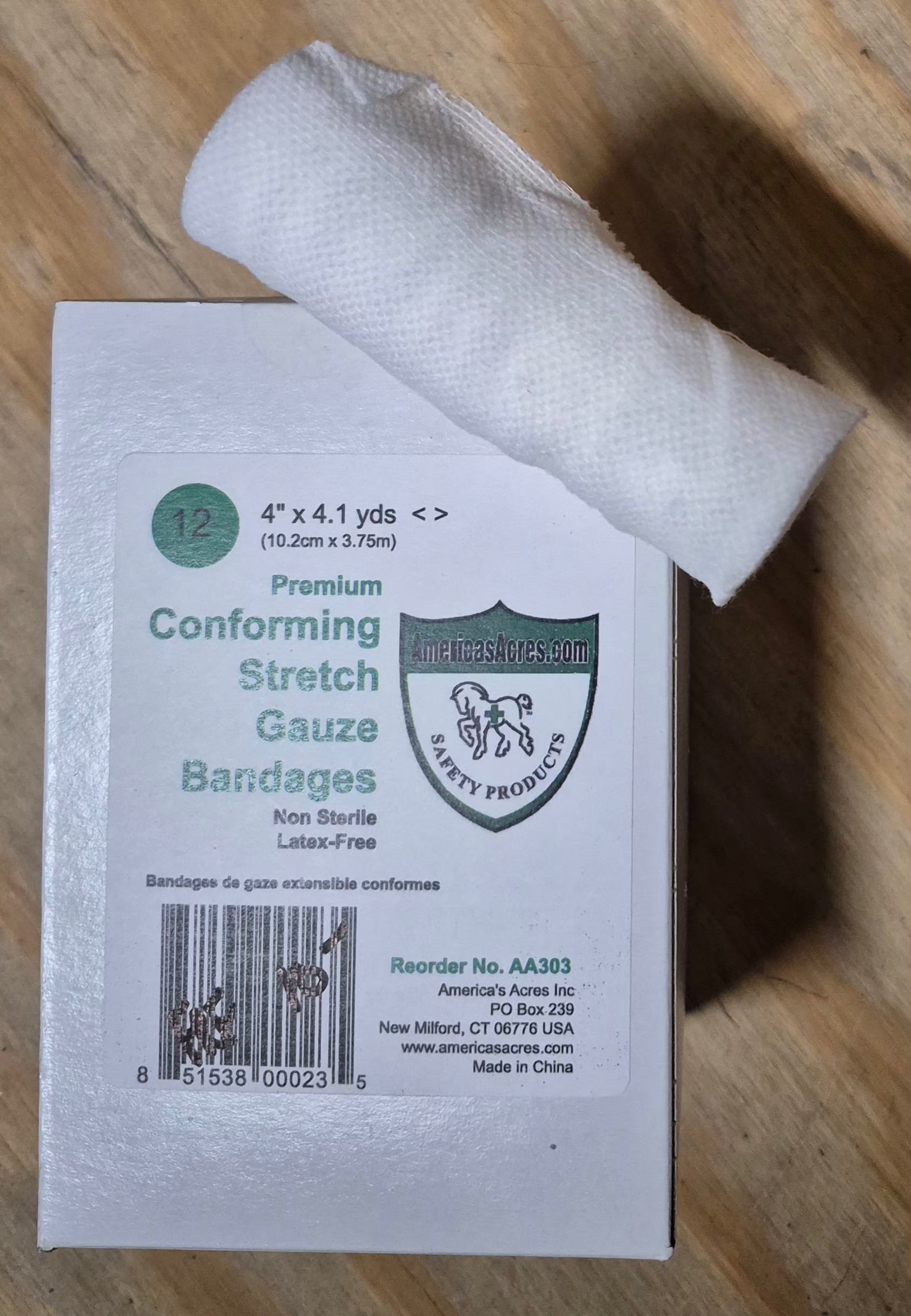 Conforming Stretch Gauze Bandages (12 count)