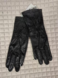SSG Long Cuff Leather Show Gloves in Black (Women's)