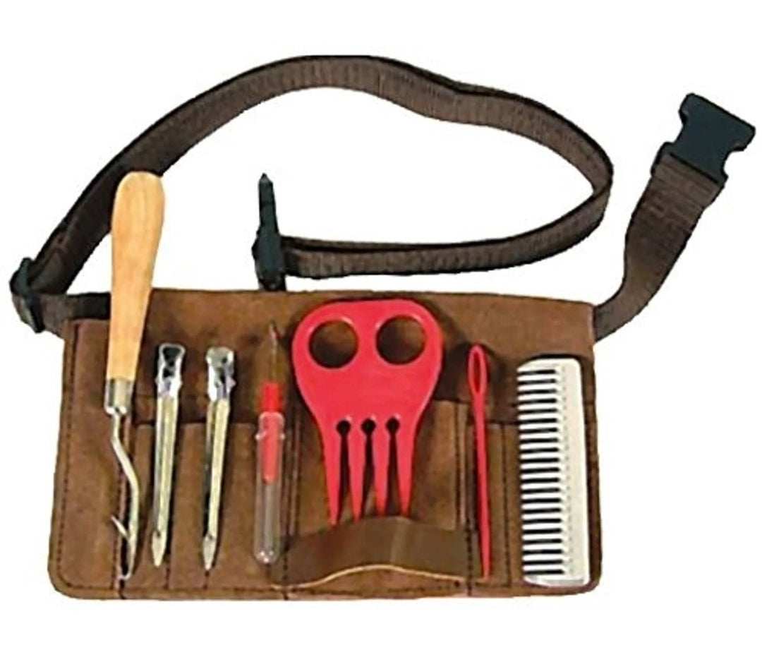 Tough1 8-Piece Braiding Kit with Belt