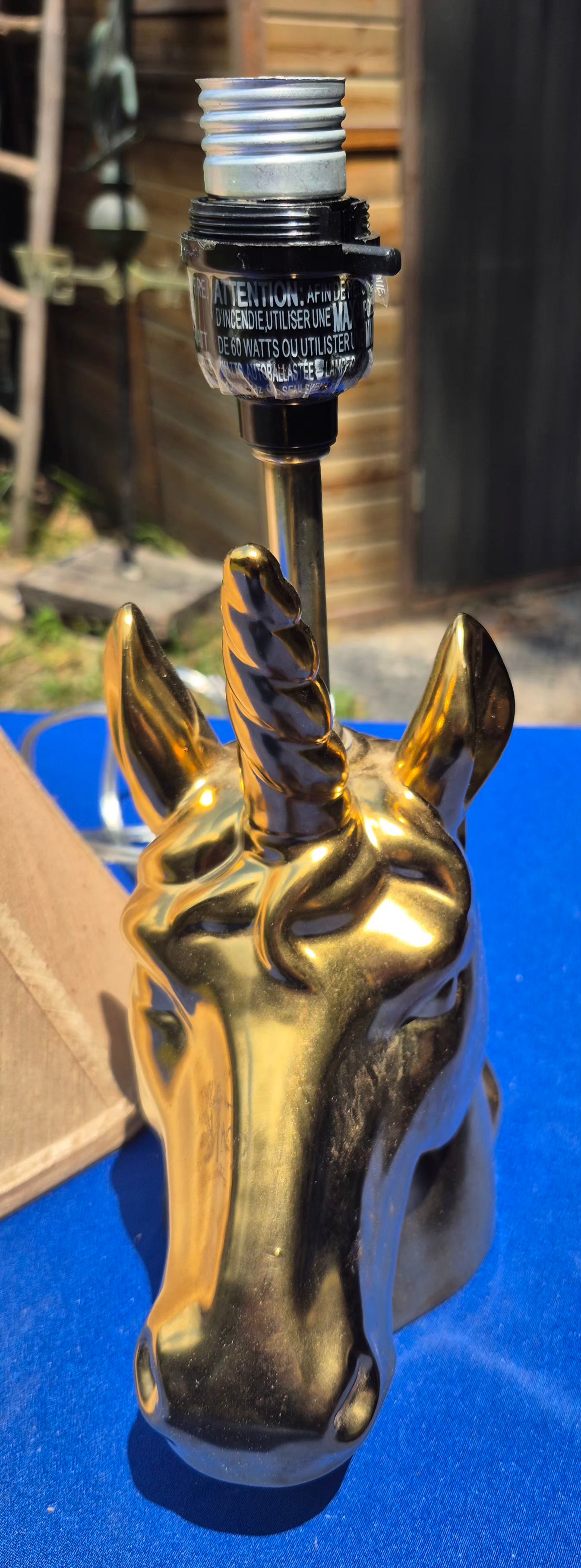 Unicorn Lamp with Shade