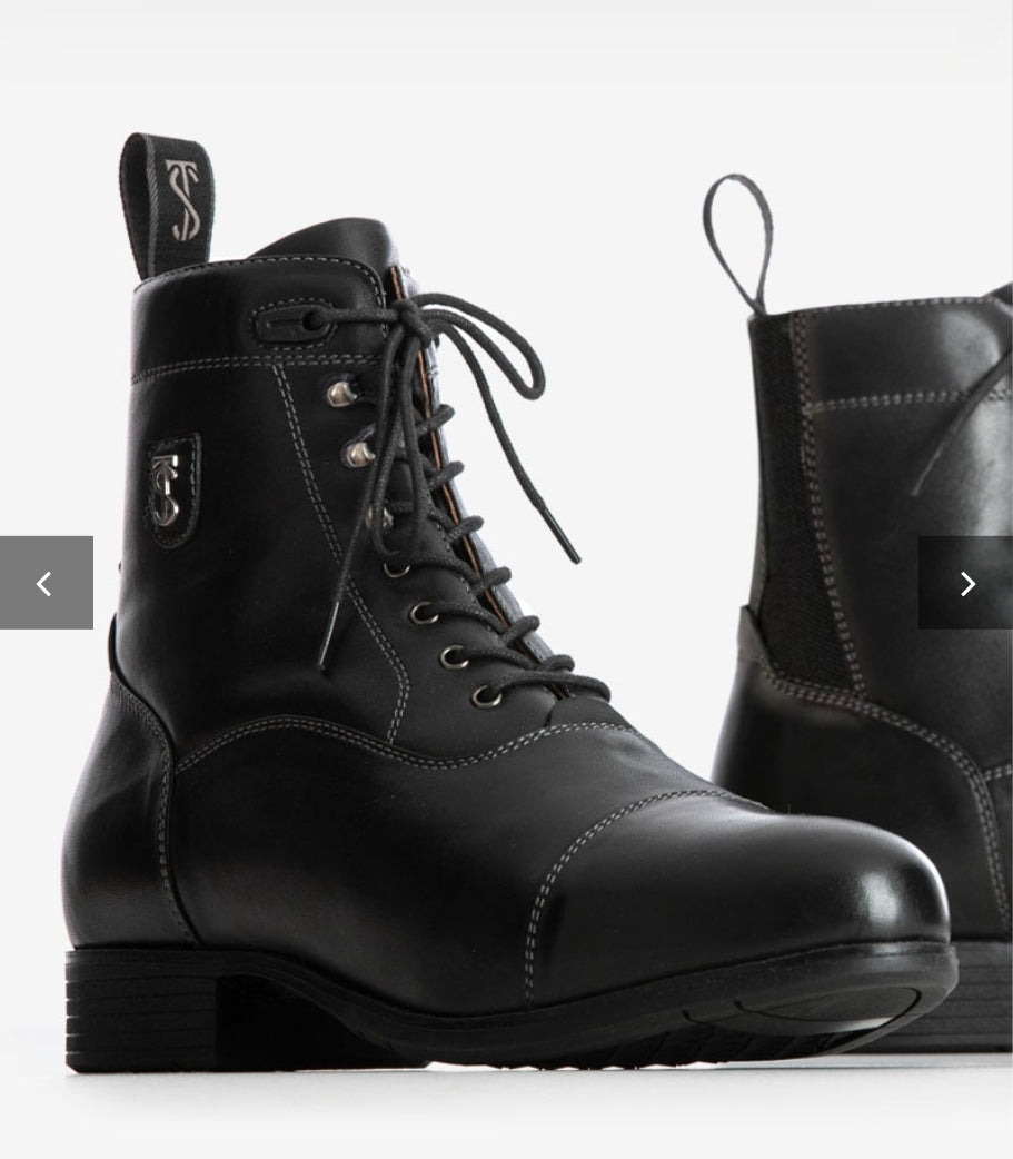 Donatello Paddock Boots Front Lace