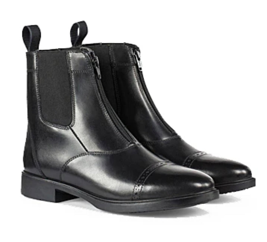 Horze Leather Front Zip Paddock Boots (Women's)
