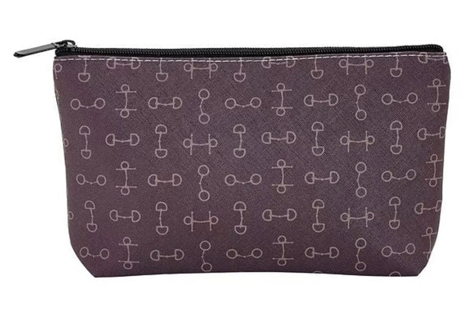 AWST Int'l "Lila" Snaffle Bridle Cosmetic Pouch