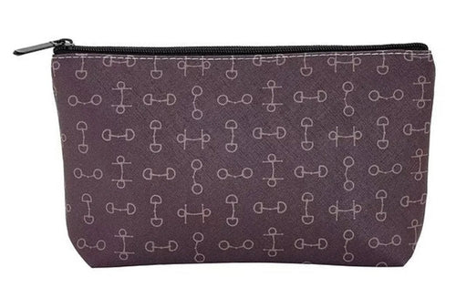 AWST Int'l "Lila" Snaffle Bridle Cosmetic Pouch